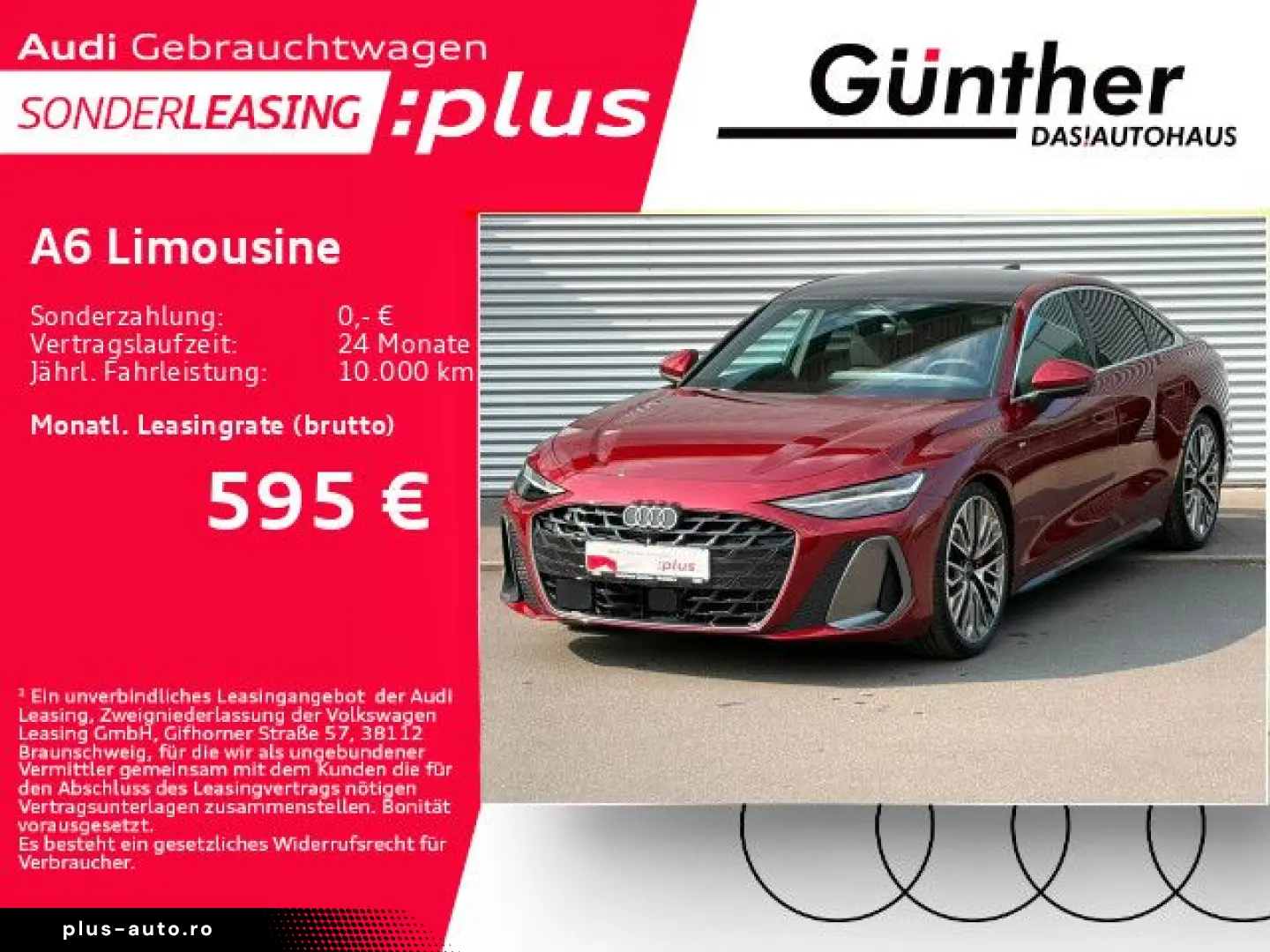 AUDI A6 Limousine TFSI QUATTRO S LINE  LUFTFEDERUNG