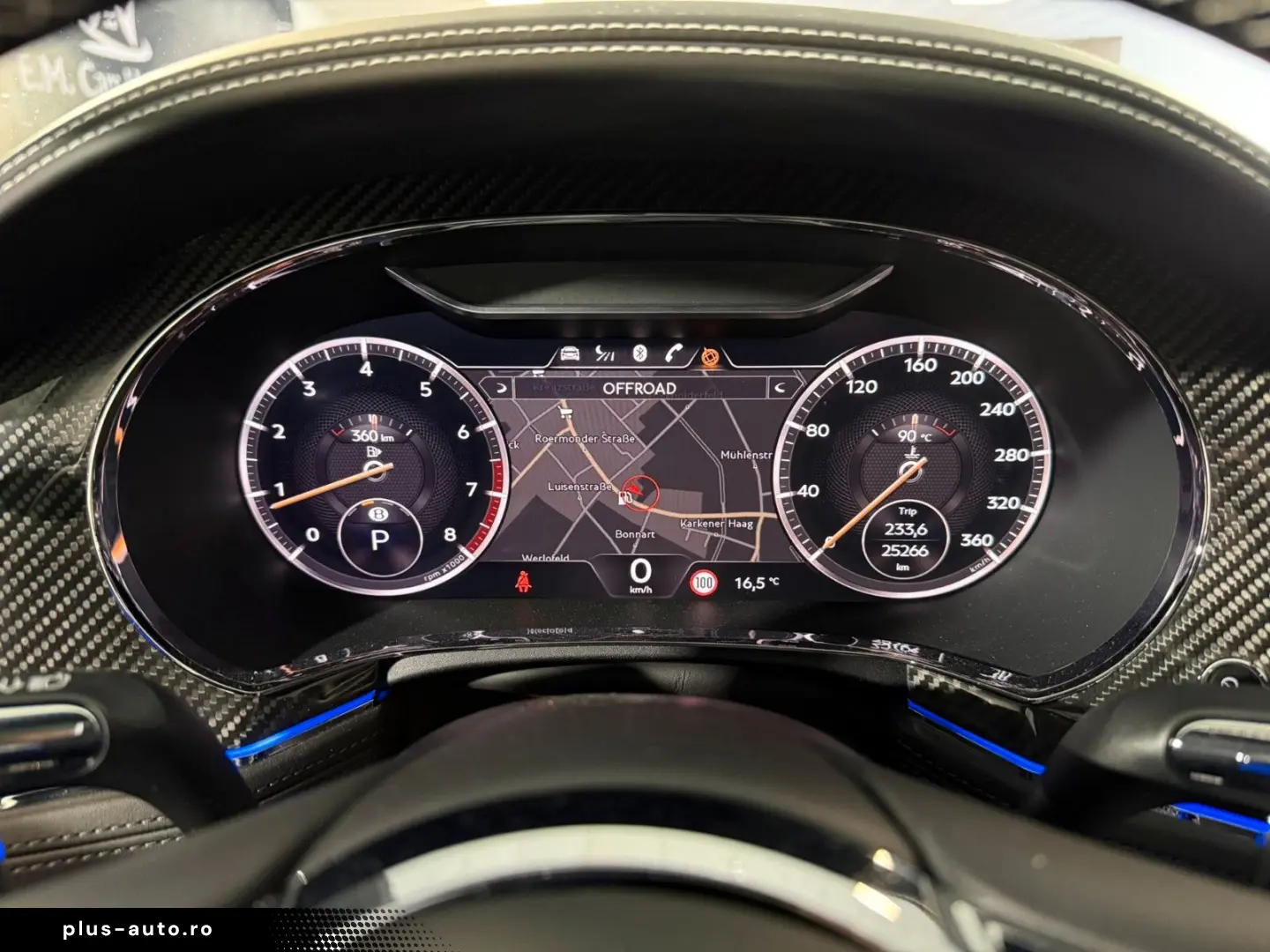 BENTLEY Continental GT V8 Mulliner Blackline Carbon Pano