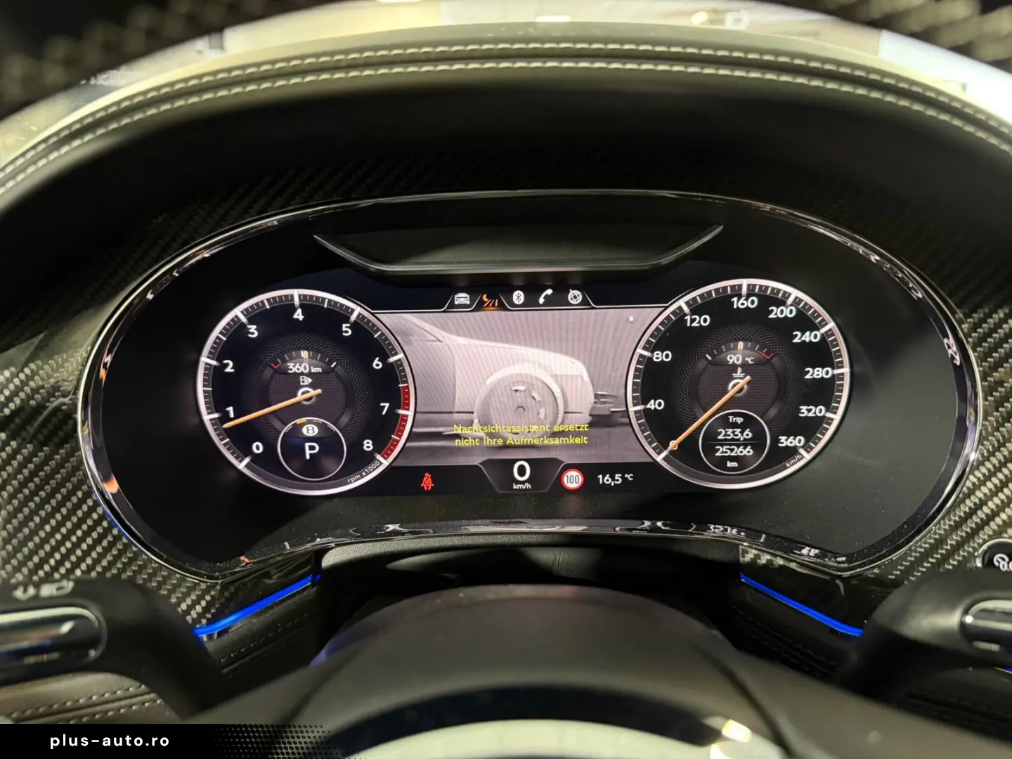 BENTLEY Continental GT V8 Mulliner Blackline Carbon Pano