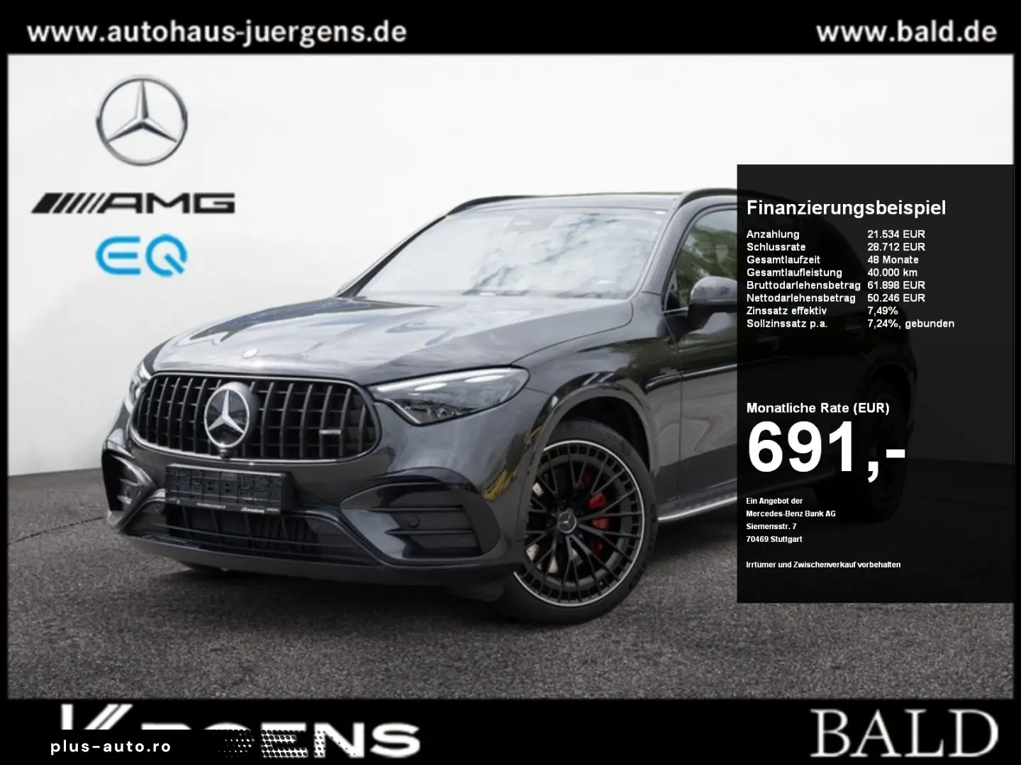 MERCEDES-BENZ GLC 43 AMG 4M 360 Pano AHK Stdhz Night&hellip;
