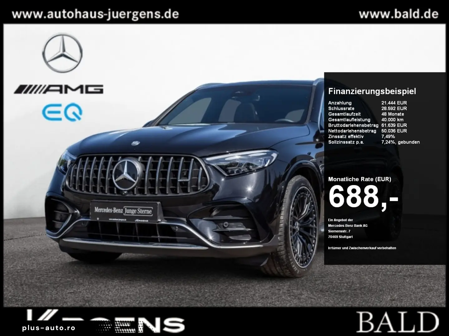MERCEDES-BENZ GLC 43 AMG 4M Pano 360 AHK Stdhz Memo &hellip;