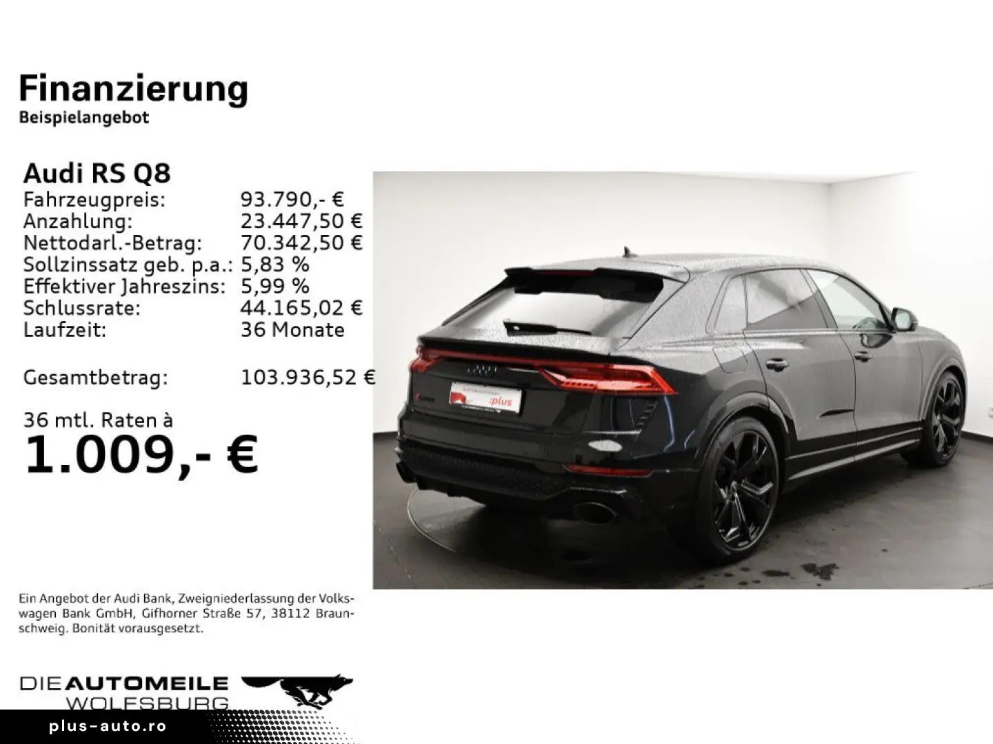 AUDI RS Q8 4.0 TFSI quattro Tiptronic Standhzg AHK Pa