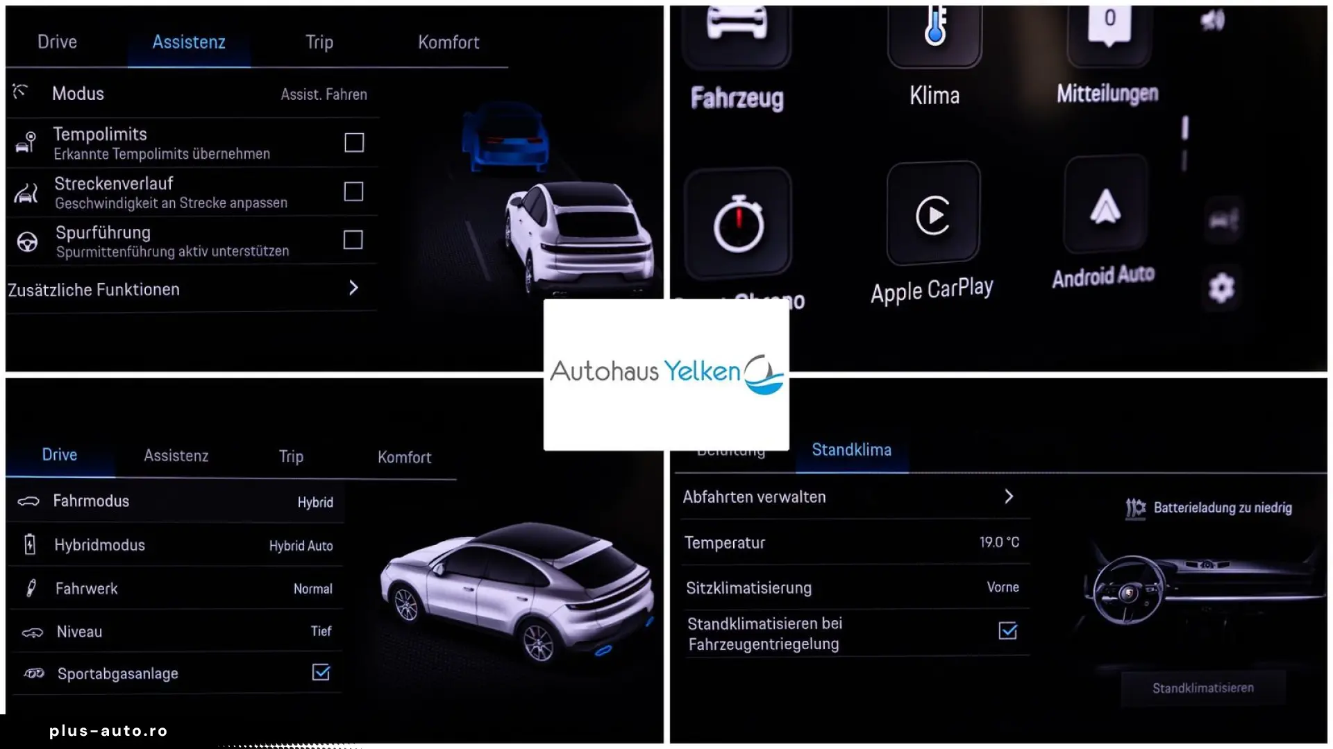 PORSCHE Cayenne Coupe E-Hybrid  ACC LUFT BOSE HUD 360
