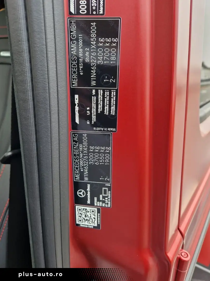 MERCEDES-BENZ G 63 4x4 Hoch2  NEUWAGEN Zustand!!