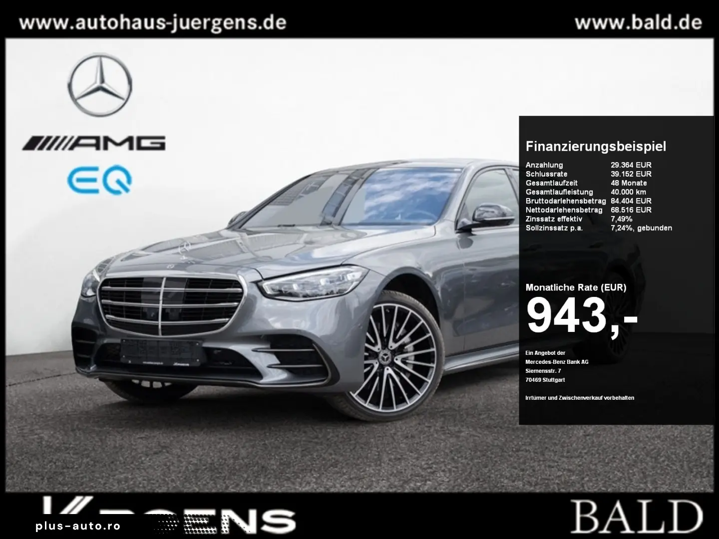 MERCEDES-BENZ S 500 4M L AMG-Sport Pano Sitzklima Nappa Burm