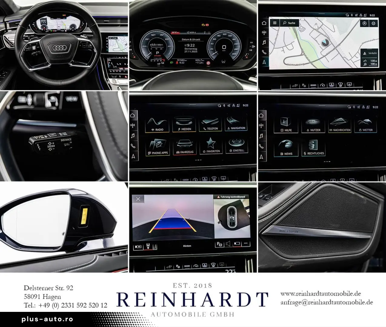 AUDI A8 60TFSie S LINE BLACK DIGI-MTRX ACC HuD PANO