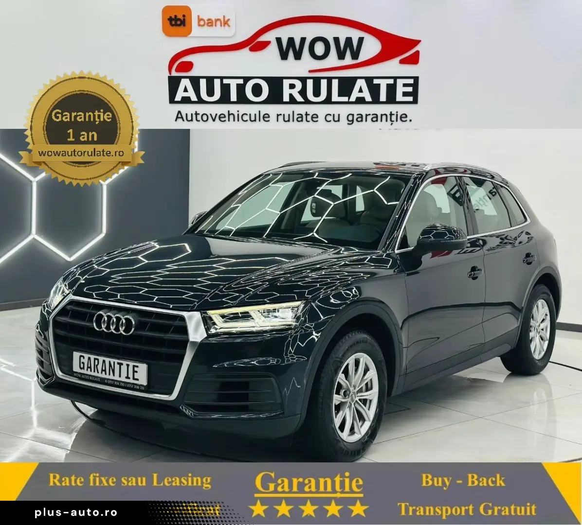 AUDI Q5 2018 2.0D E6 Garantie 12 Luni Rate Avans 0 Doar Cu B