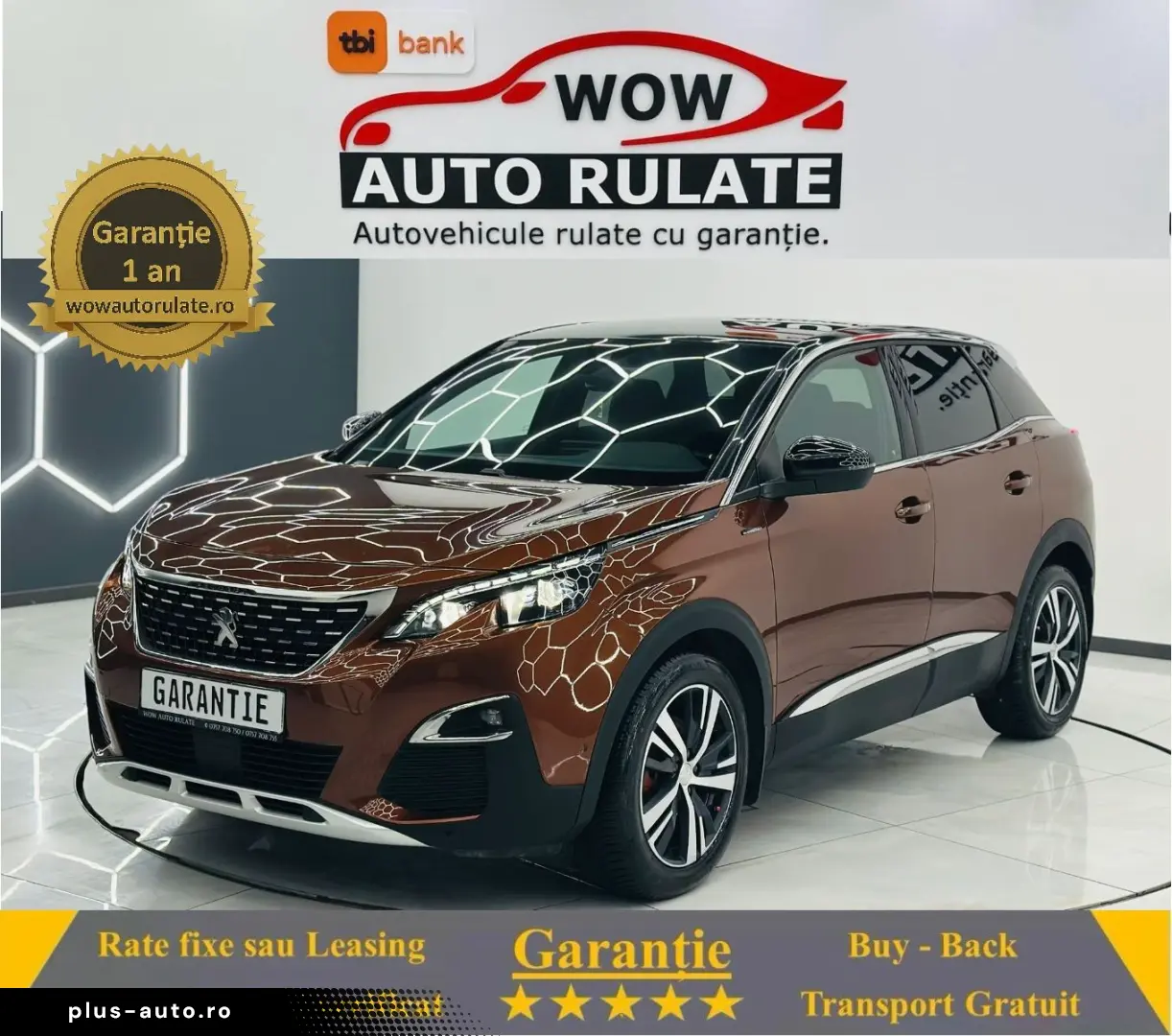 PEUGEOT 3008 2017 2.0D E6 Garantie 12 Luni Rate Avans 0 Doar