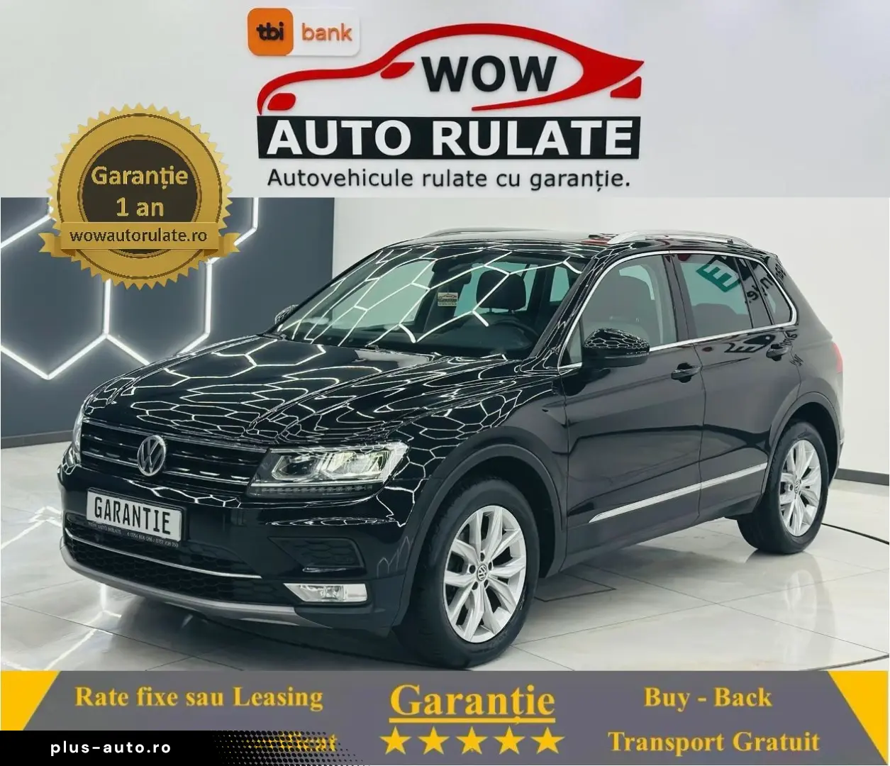 VOLKSWAGEN TIGUAN 2017 2.0D E6 4X4 Garantie 12 Luni Rate Ava