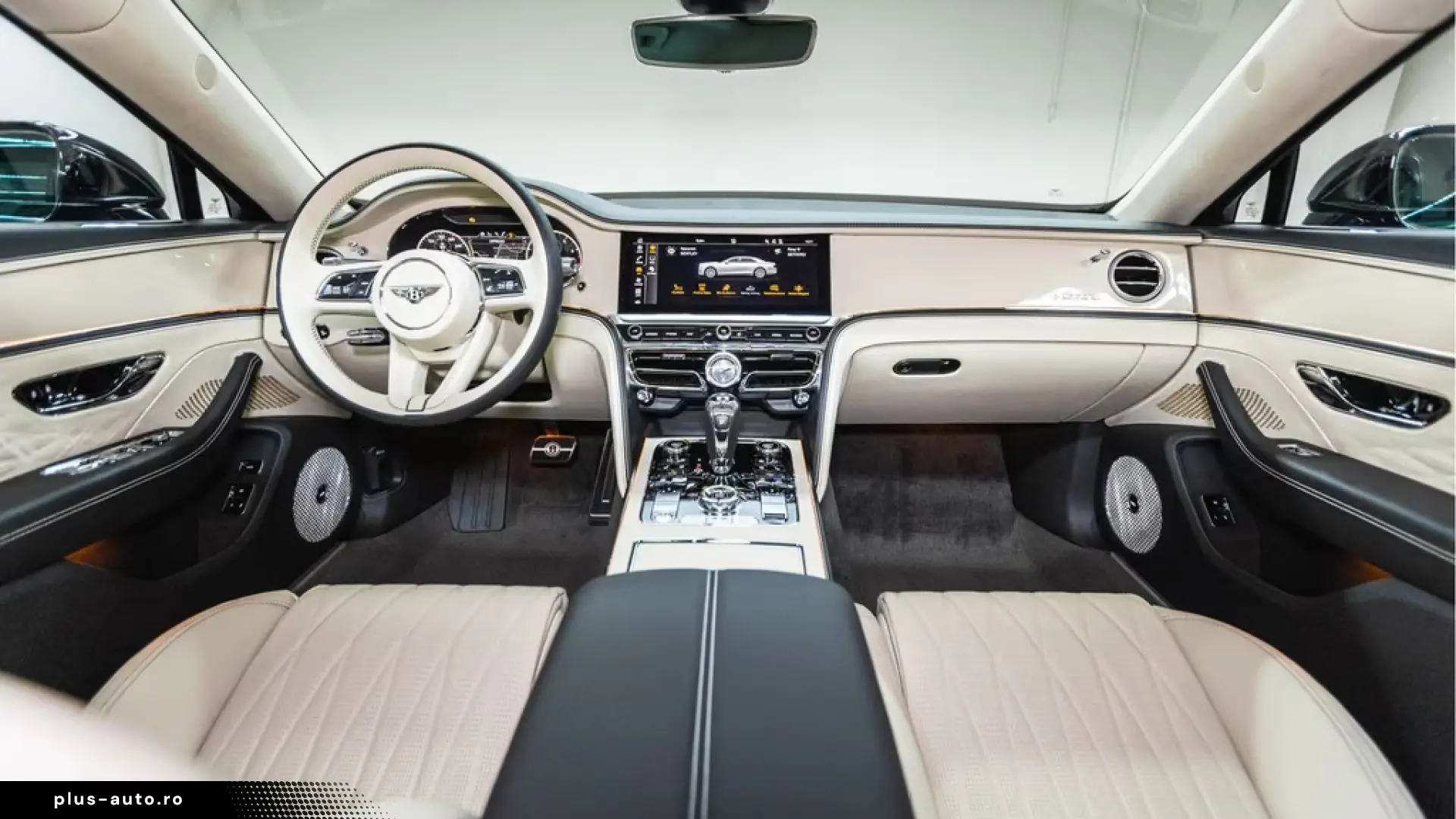 Bentley Flying Spur V8 Azure  Piano Linen Veneer Rotatin