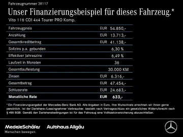 MERCEDES-BENZ Vito 116 CDI 4x4 Tourer PRO Komp. LIEG…