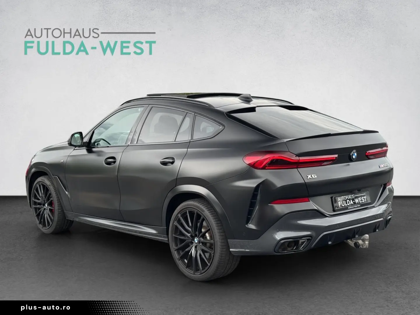 BMW X6 M50i Black Vermilion FrozenBlack Laser B&W