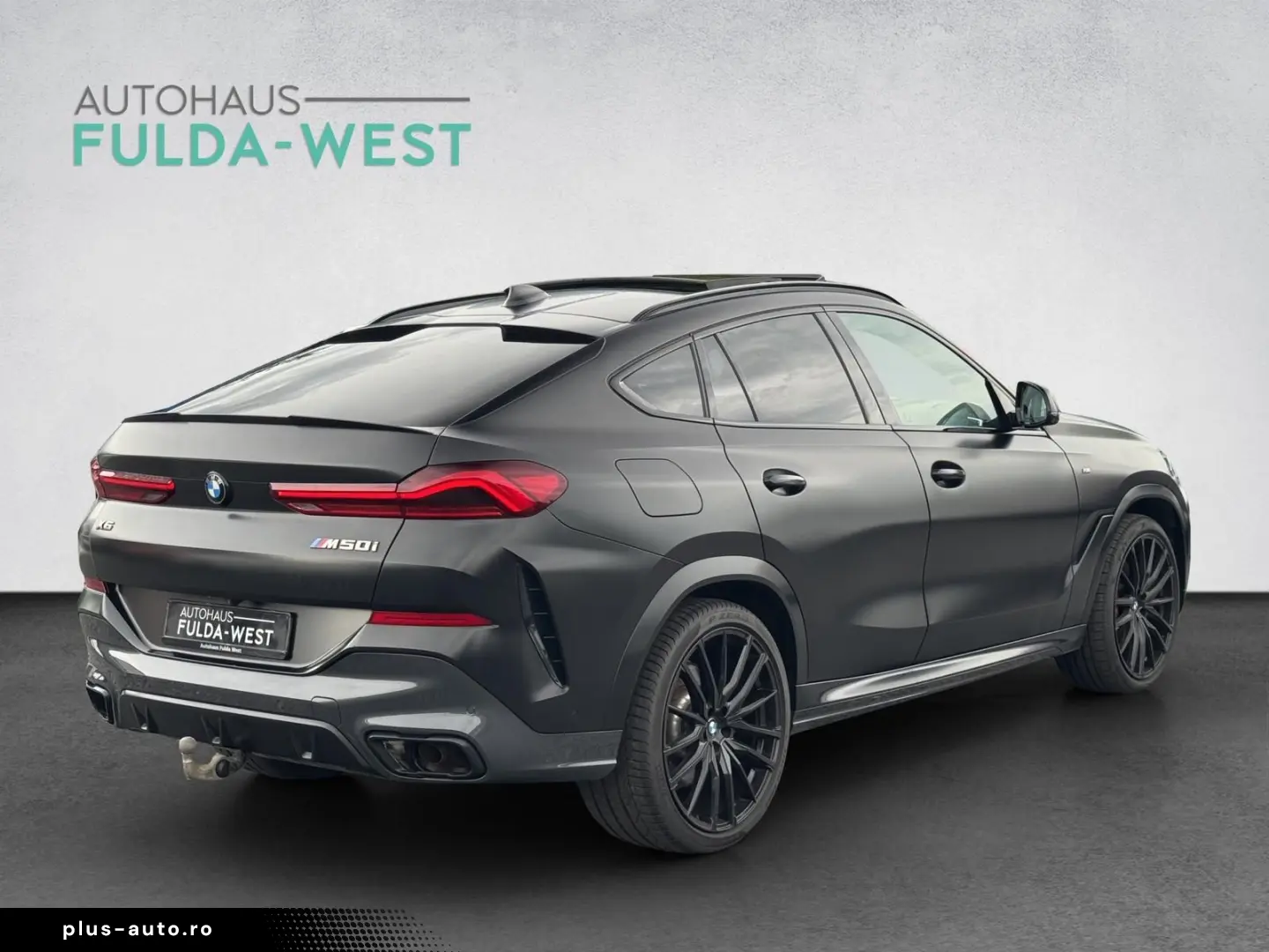 BMW X6 M50i Black Vermilion FrozenBlack Laser B&W