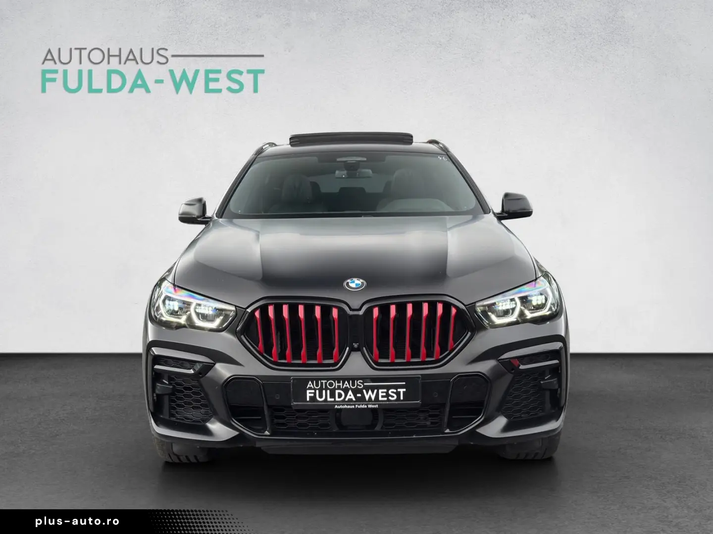 BMW X6 M50i Black Vermilion FrozenBlack Laser B&W
