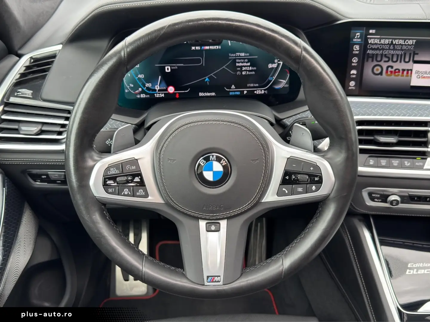 BMW X6 M50i Black Vermilion FrozenBlack Laser B&W
