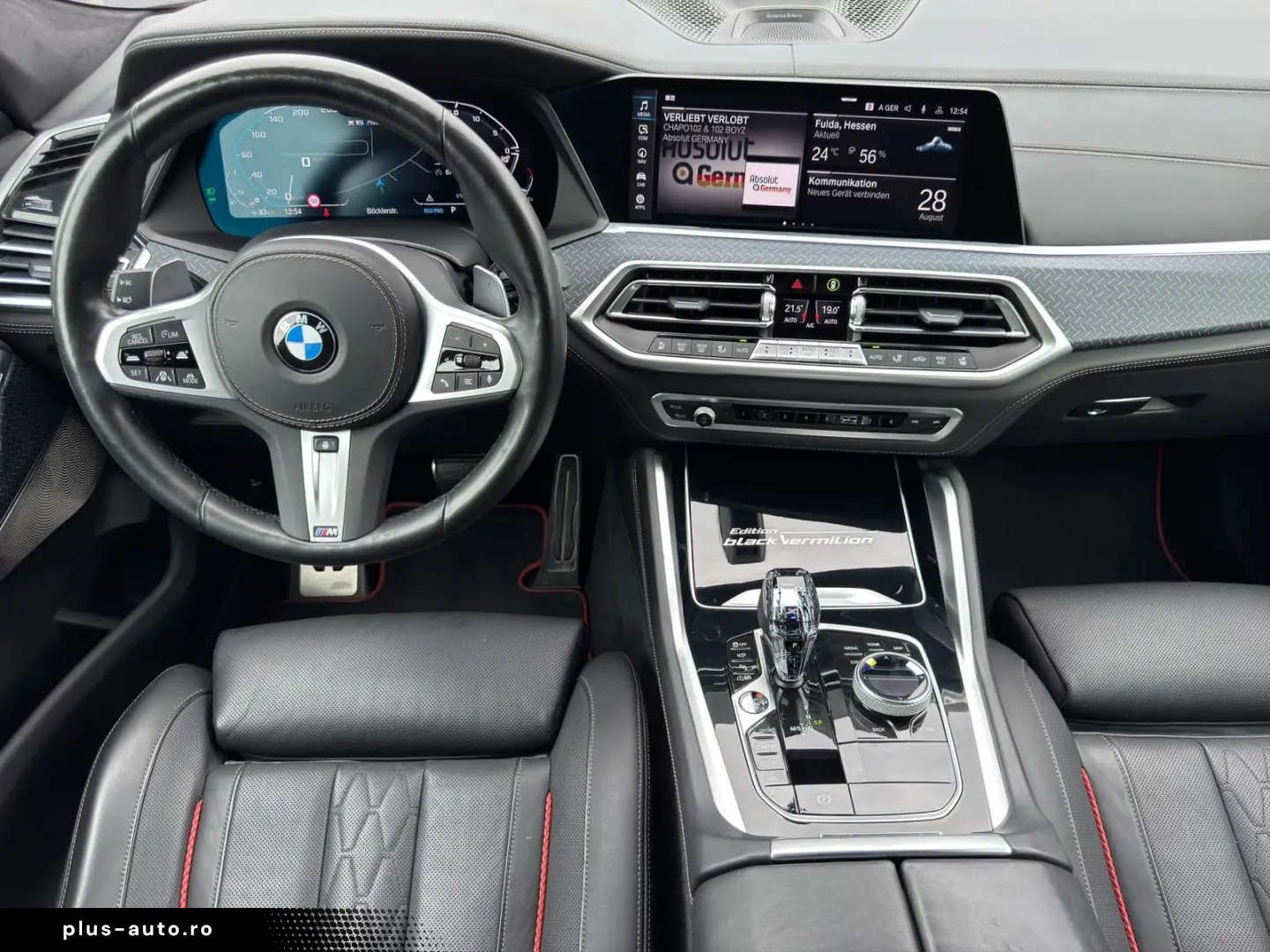 BMW X6 M50i Black Vermilion FrozenBlack Laser B&W