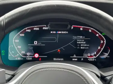 BMW X6 M50i Black Vermilion FrozenBlack Laser B&W
