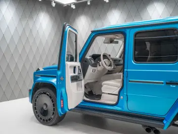MERCEDES-BENZ G 63 AMG BRABUS G800 MATT BLUE BEIGE C…