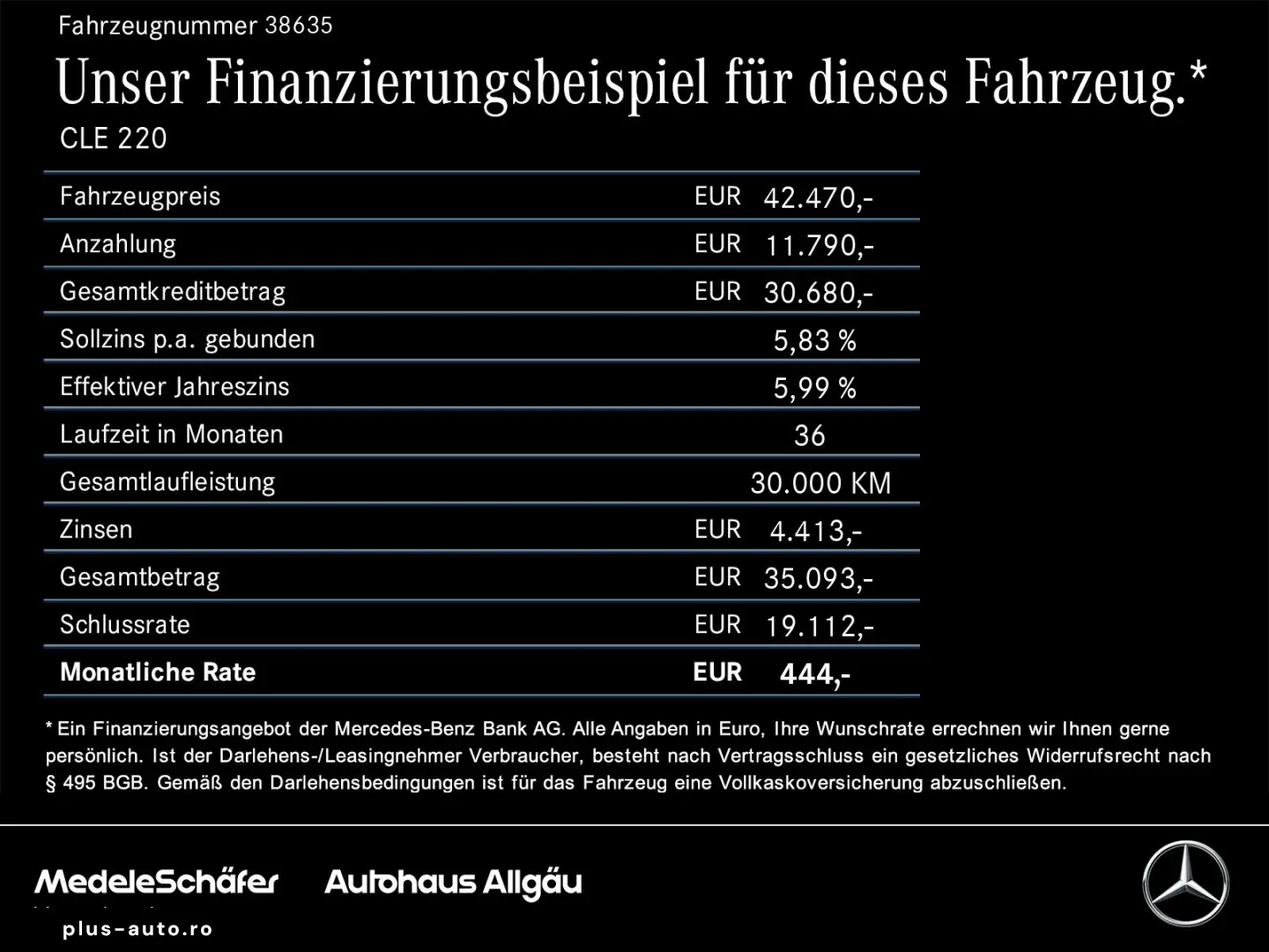 MERCEDES-BENZ CLE 220 d Avantgarde LEDER Sitzklima 360  LED