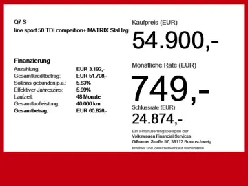 AUDI Q7 S line sport 50 TDI compeition  MATRIX StaHzg