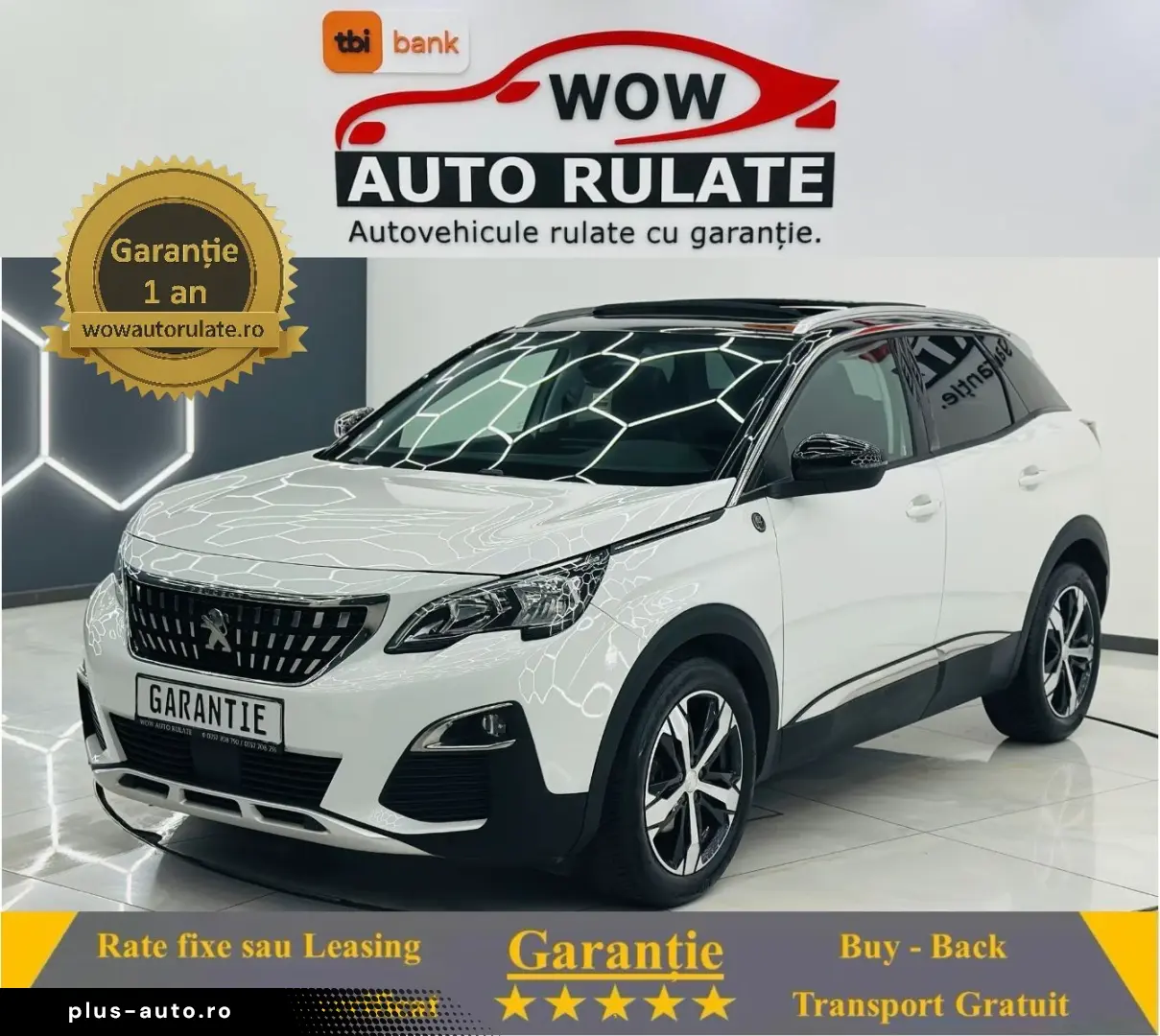 PEUGEOT 3008 2019 1.2i E6 Garantie 12 Luni Rate Avans 0 Doar