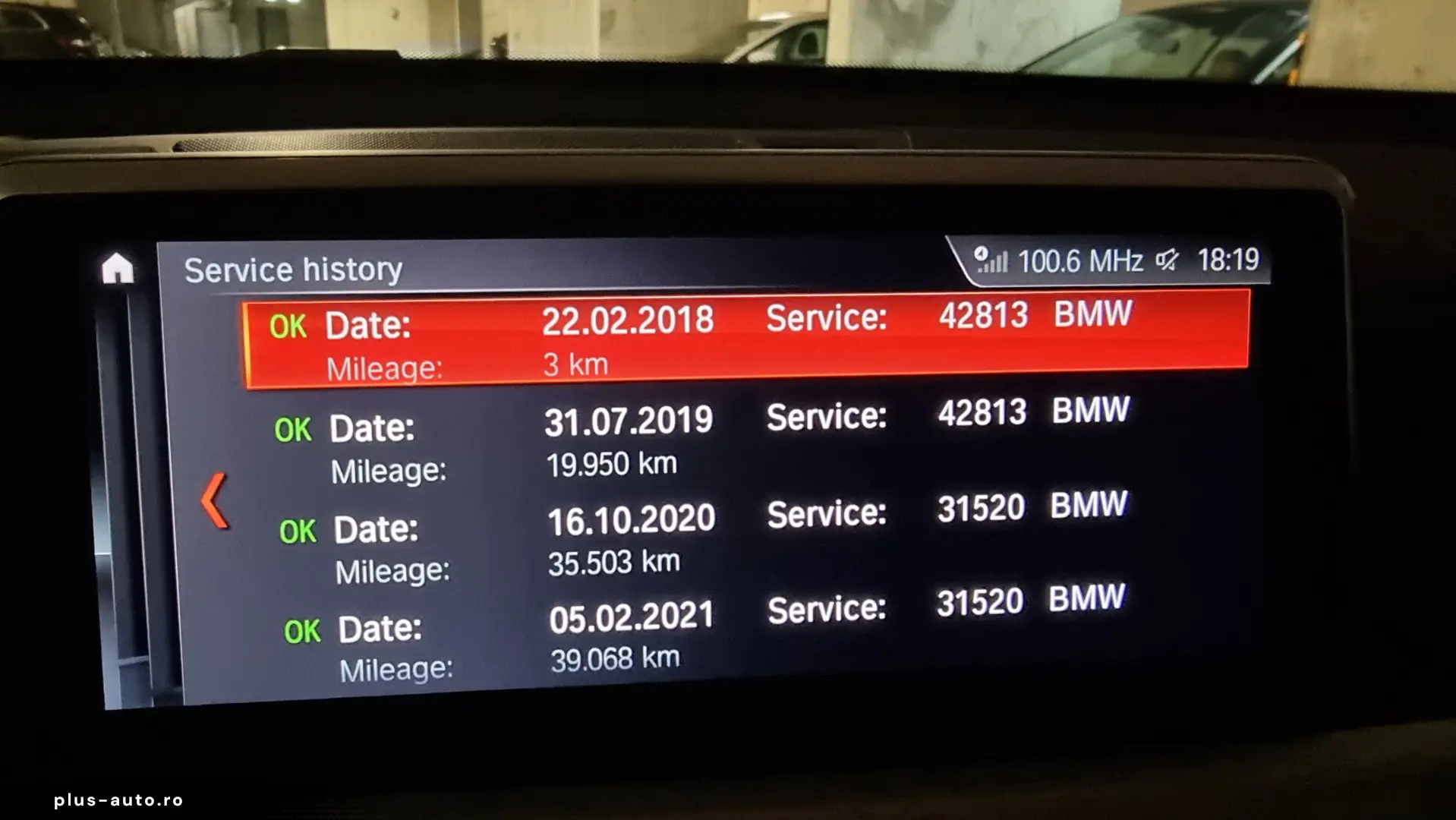 BMW X1 xDrive20d 190 CP   93.000 km   Istoric BMW