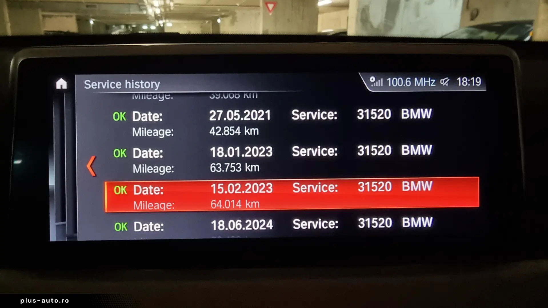 BMW X1 xDrive20d 190 CP   93.000 km   Istoric BMW
