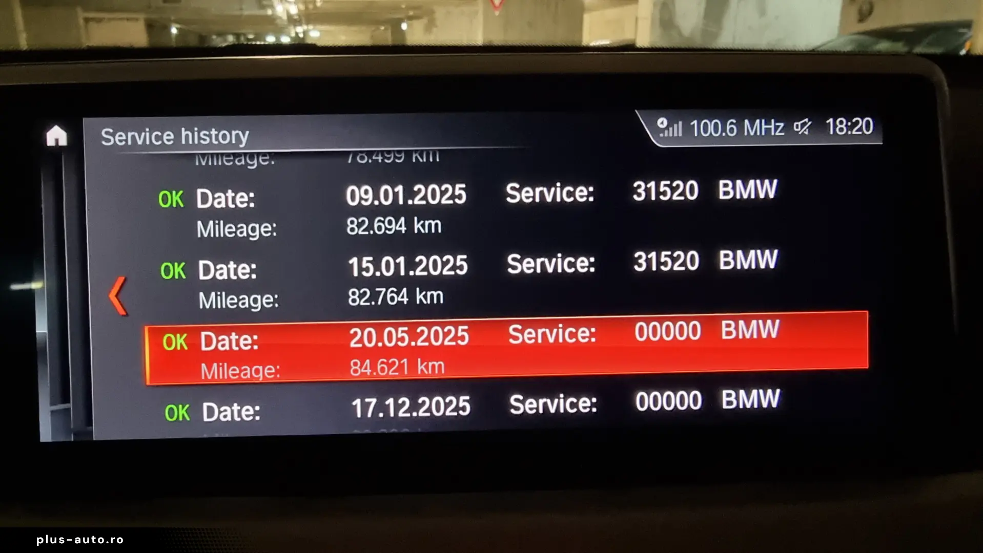 BMW X1 xDrive20d 190 CP   93.000 km   Istoric BMW
