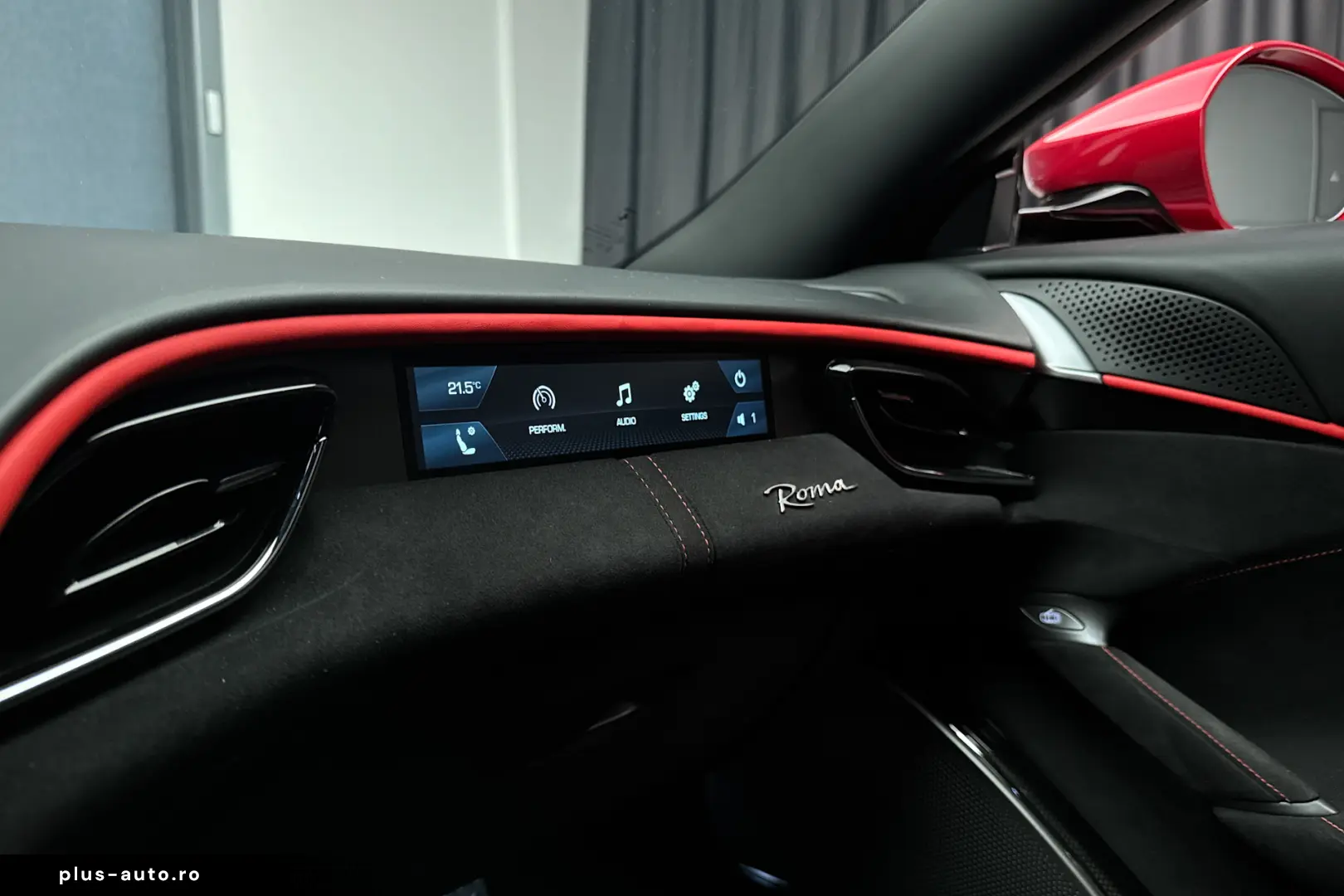 Ferrari Roma  Rosso Portofino 360 Matrix Passenger Display