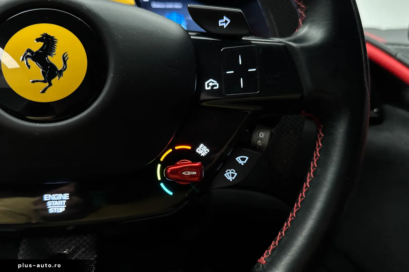 Ferrari Roma  Rosso Portofino 360 Matrix Passenger Display