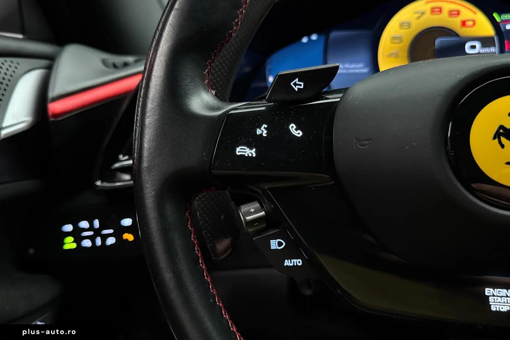 Ferrari Roma  Rosso Portofino 360 Matrix Passenger Display