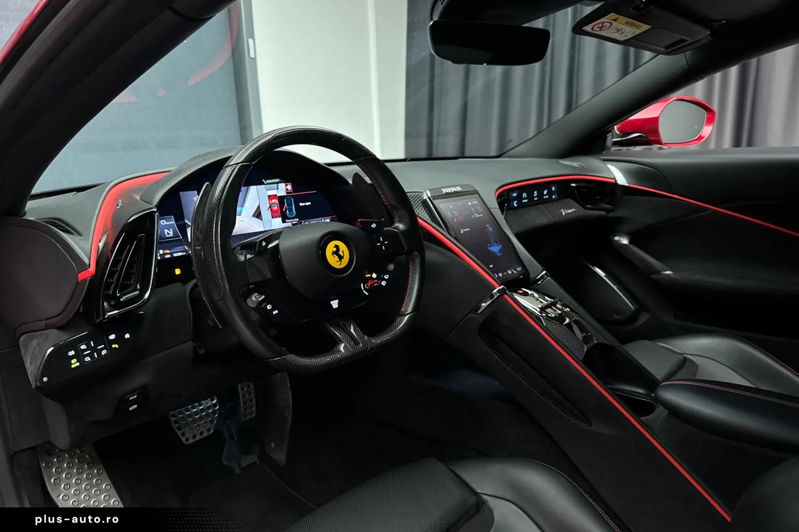 Ferrari Roma  Rosso Portofino 360 Matrix Passenger Display