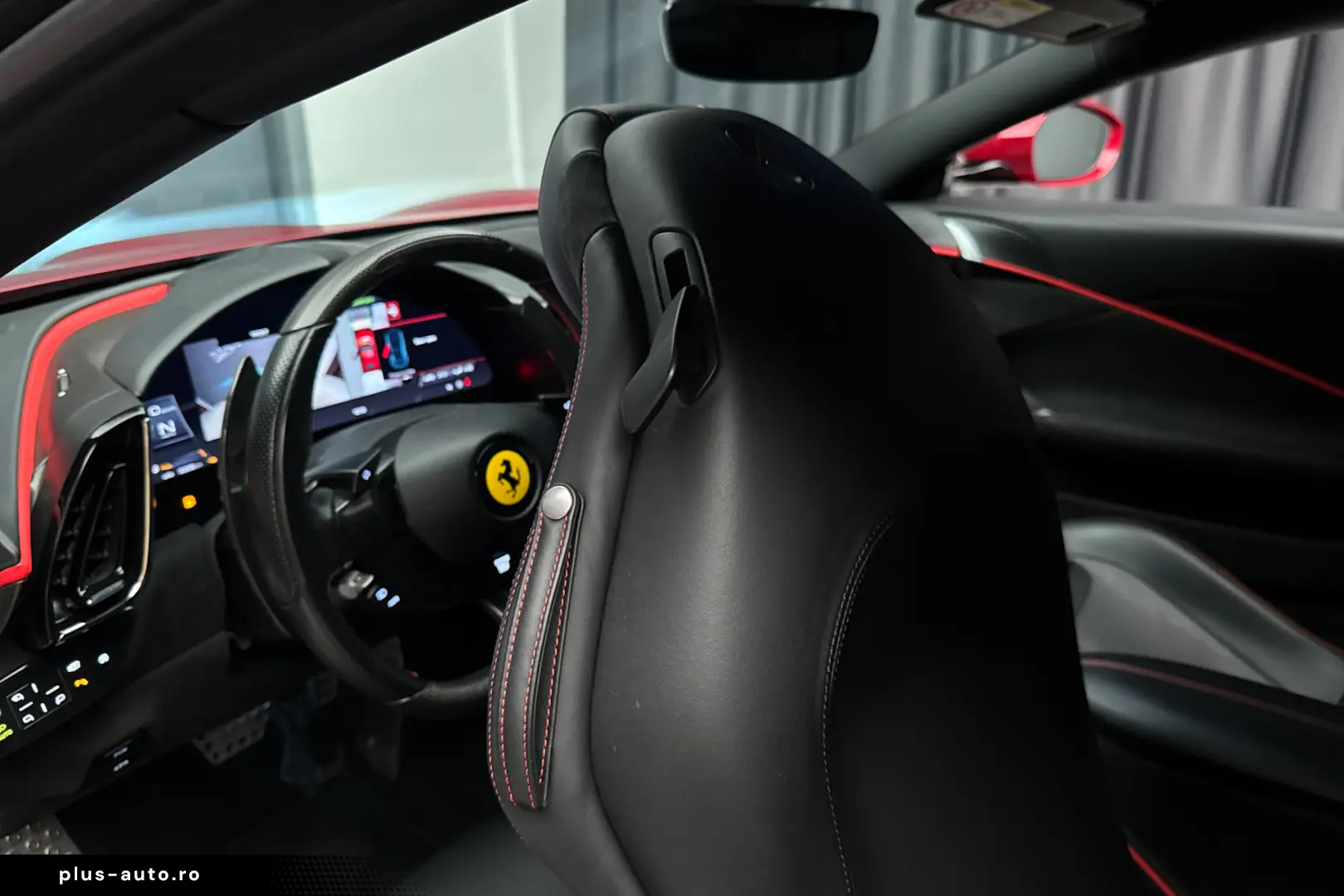 Ferrari Roma  Rosso Portofino 360 Matrix Passenger Display