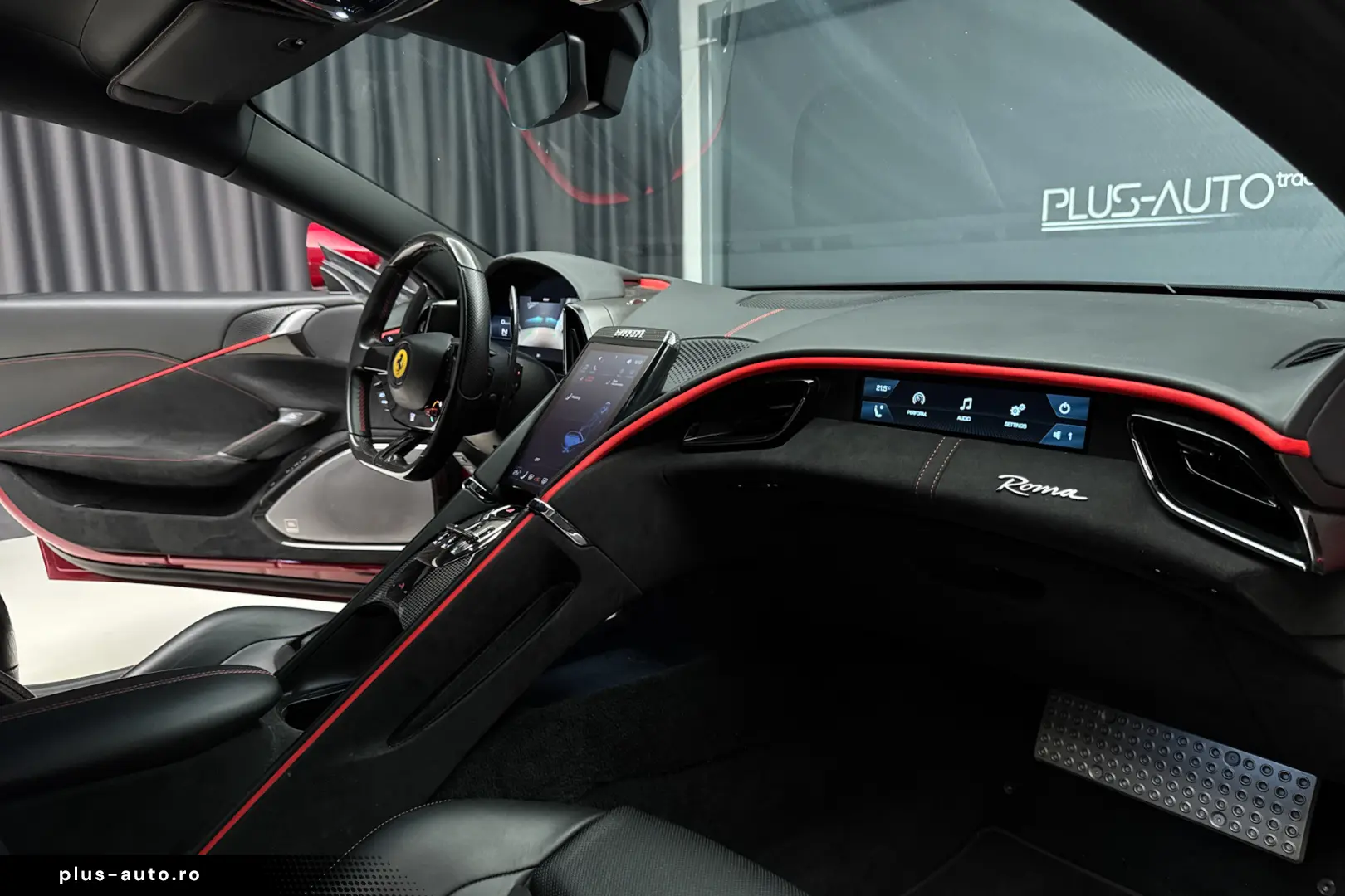 Ferrari Roma  Rosso Portofino 360 Matrix Passenger Display