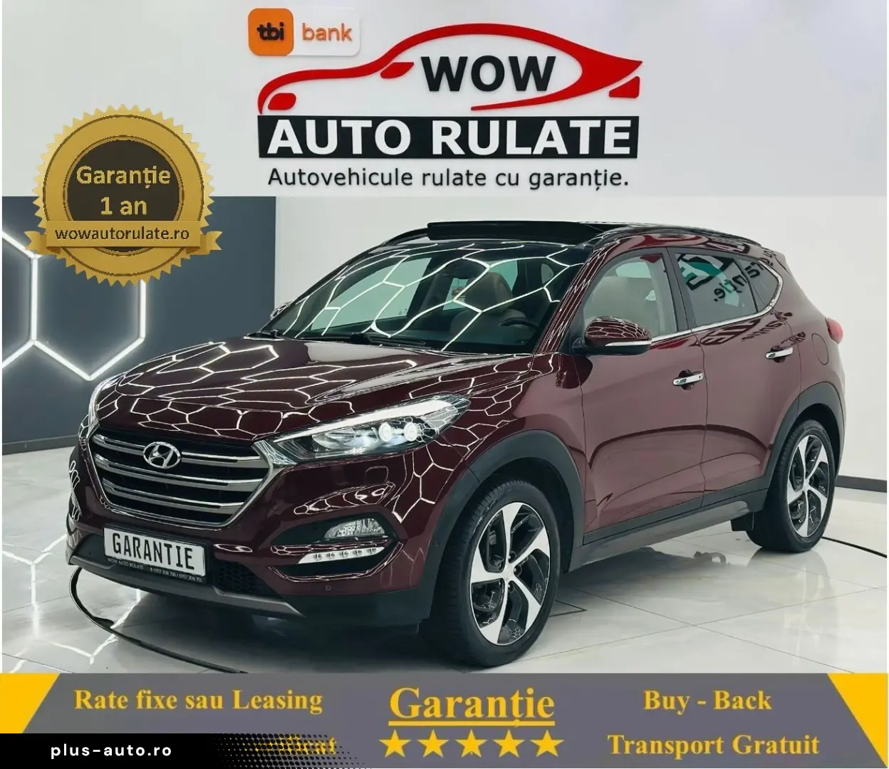 HYUNDAI TUCSON 2016 1.6i E6 Garantie 12 Luni Rate Avans 0 Do