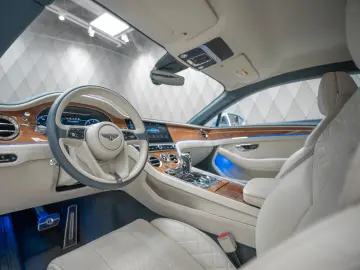 BENTLEY Continental GT V8 MULLINER BLUE BEIGE