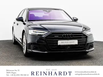 AUDI A8 55TFSi S LINE BLACK LSR ACC HuD PANO S-SITZE