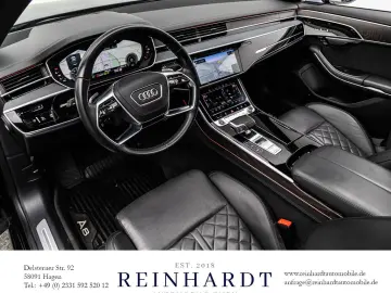 AUDI A8 55TFSi S LINE BLACK LSR ACC HuD PANO S-SITZE