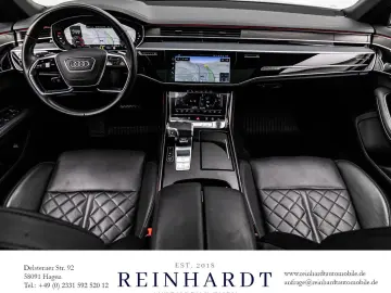 AUDI A8 55TFSi S LINE BLACK LSR ACC HuD PANO S-SITZE