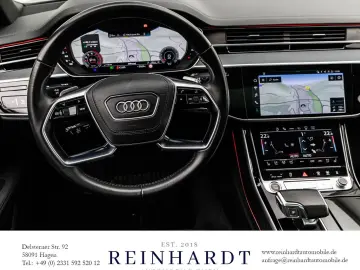 AUDI A8 55TFSi S LINE BLACK LSR ACC HuD PANO S-SITZE