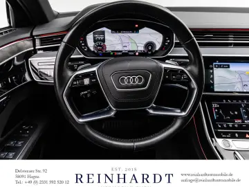AUDI A8 55TFSi S LINE BLACK LSR ACC HuD PANO S-SITZE