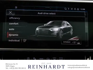 AUDI A8 55TFSi S LINE BLACK LSR ACC HuD PANO S-SITZE