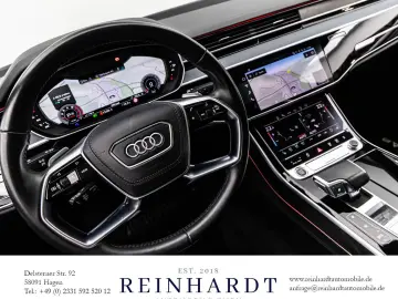 AUDI A8 55TFSi S LINE BLACK LSR ACC HuD PANO S-SITZE