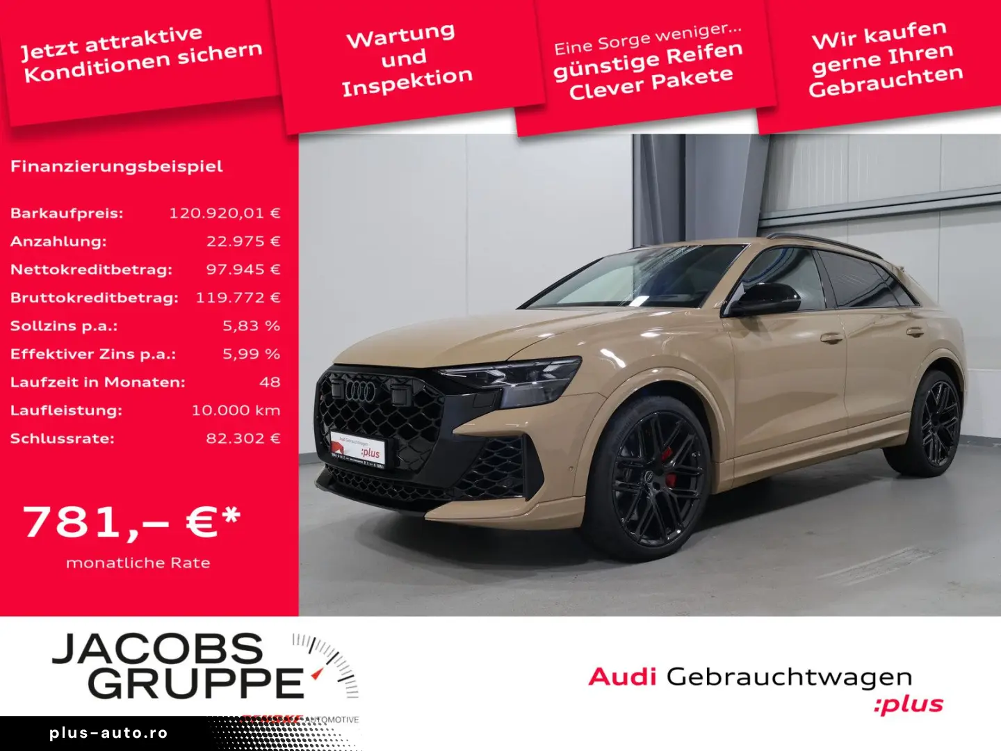 AUDI RS Q8 4.0 TFSI quattro UPE176 B&O Matrix-LED Hea