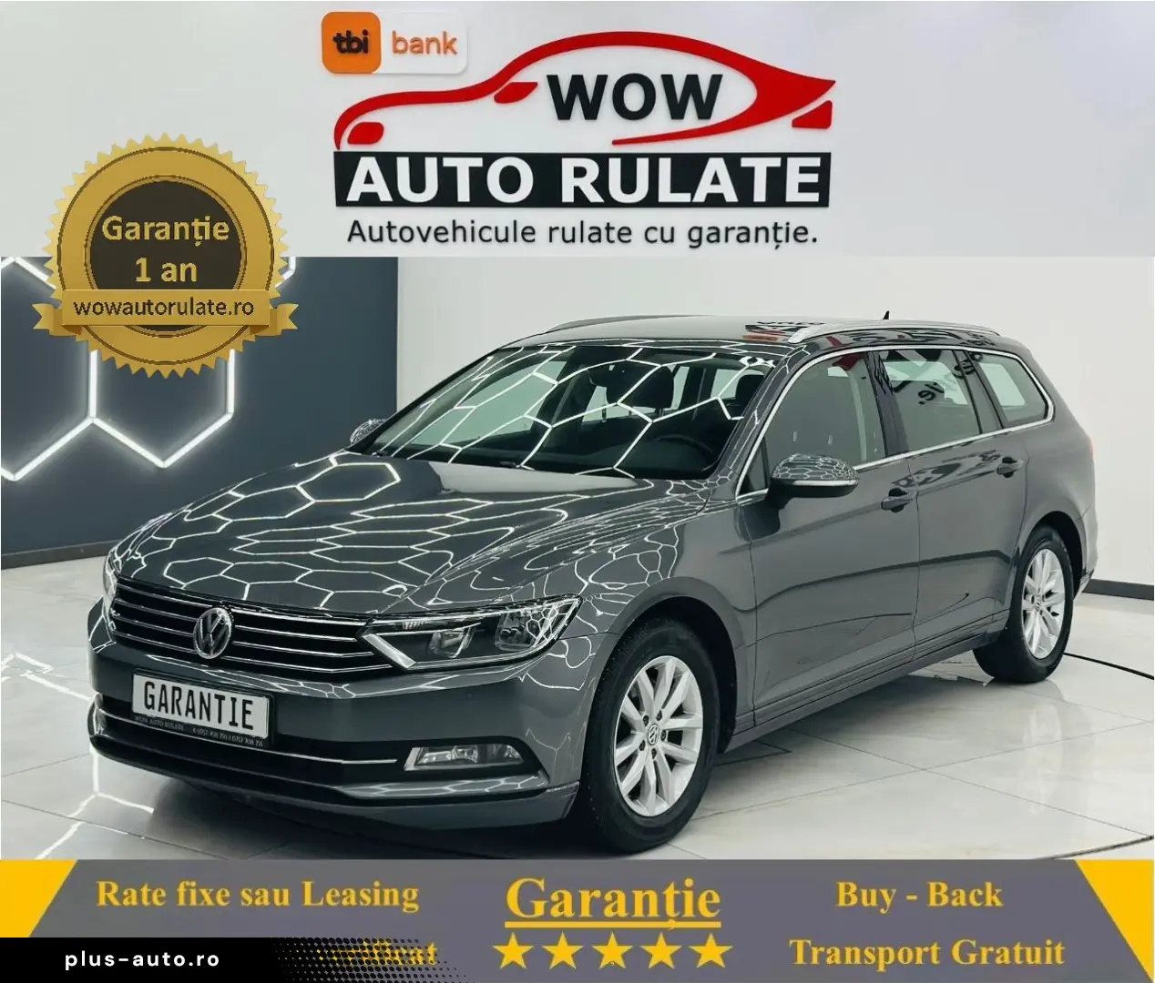 VOLKSWAGEN PASSAT 2017 1.6D E6 Garantie 12 Luni Rate Avans 0