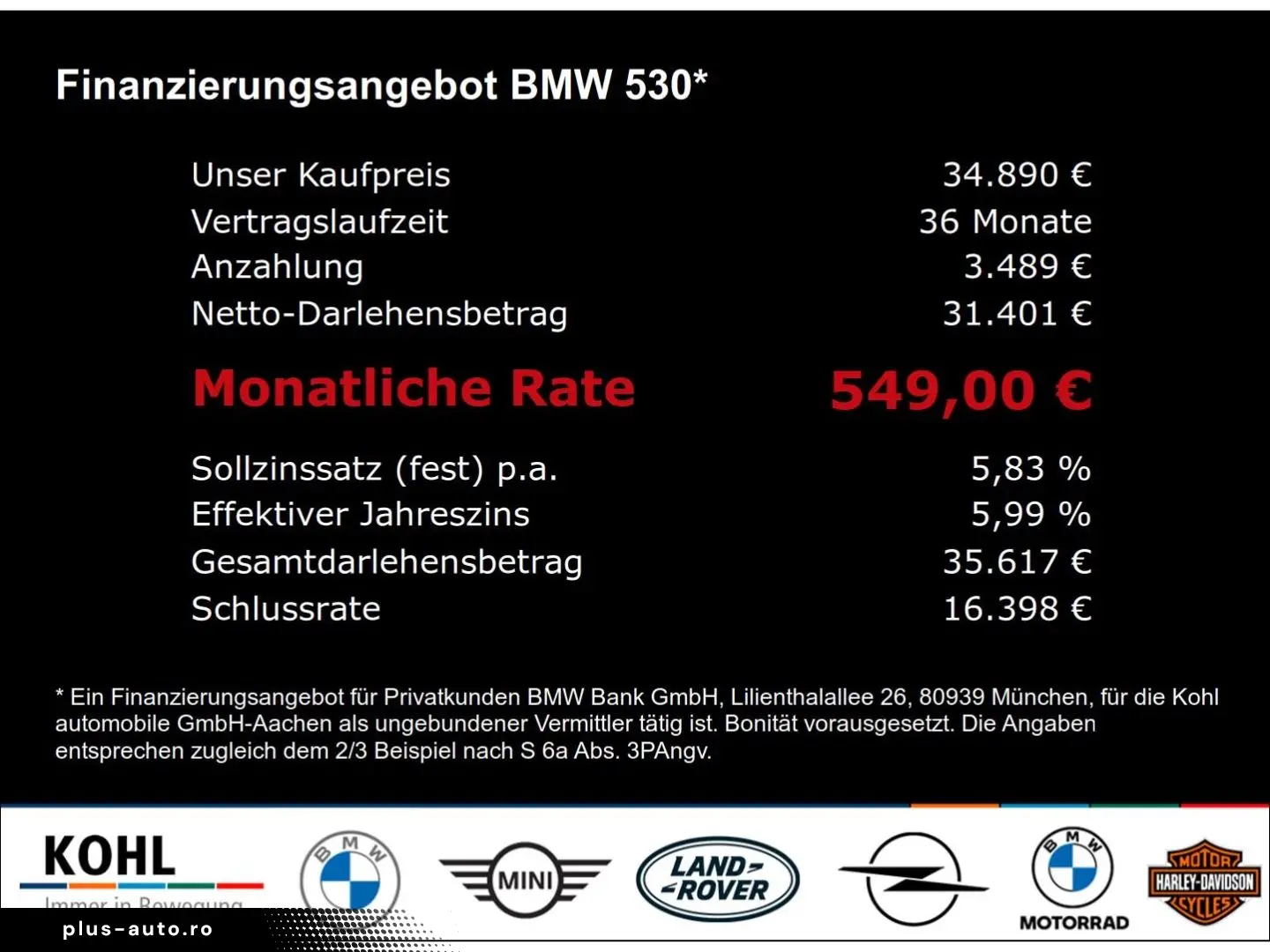 BMW 530 e xDrive Luxury Line Anhängerkupplung Rückfa