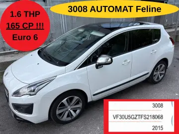 Peugeot 3008 FELINE! 165cp euro6 AUTOMAT panoramic HuD PIELE