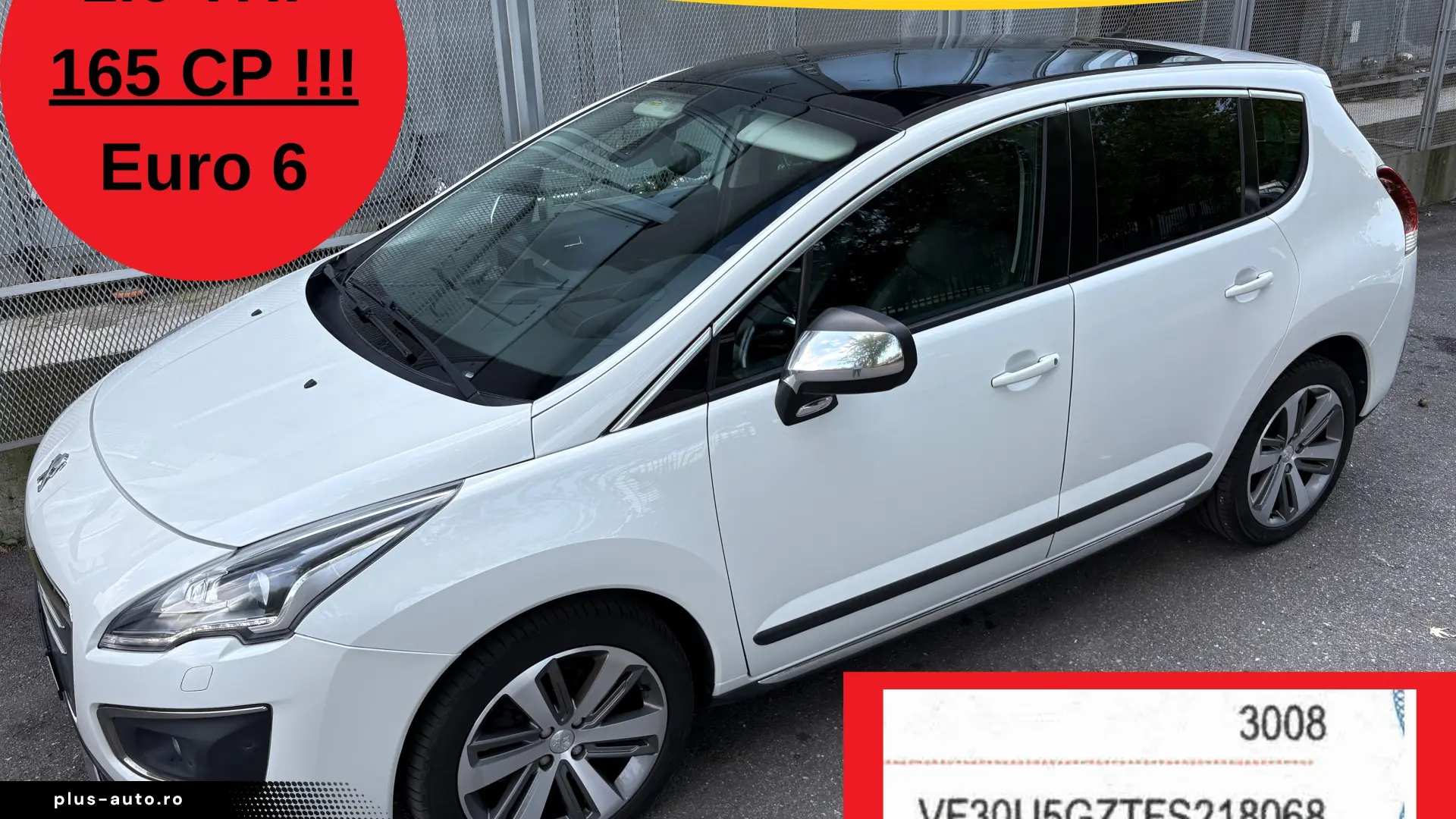 Peugeot 3008 FELINE! 165cp euro6 AUTOMAT panoramic HuD PIELE