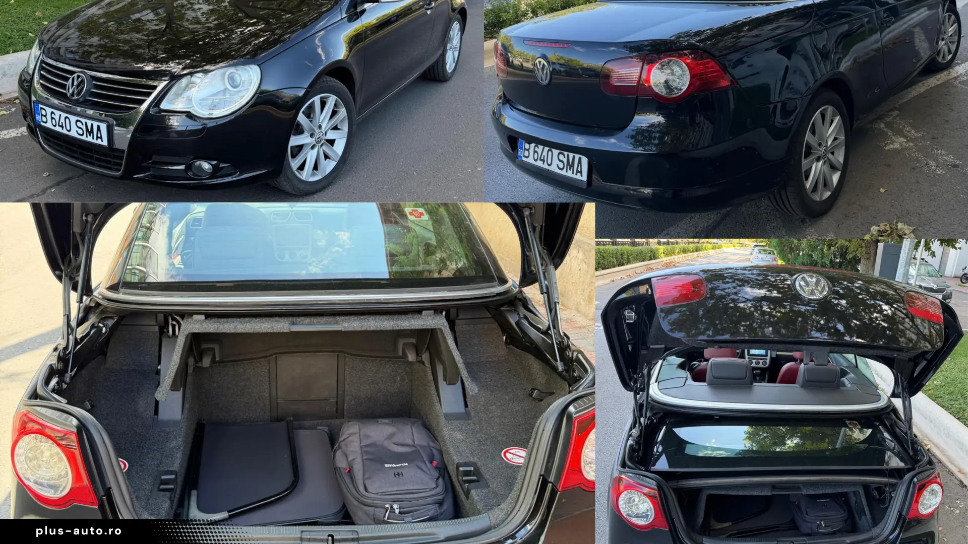 VW Eos CABRIO 140cp cu DSG! integral PIELE  CarPlay  XENON