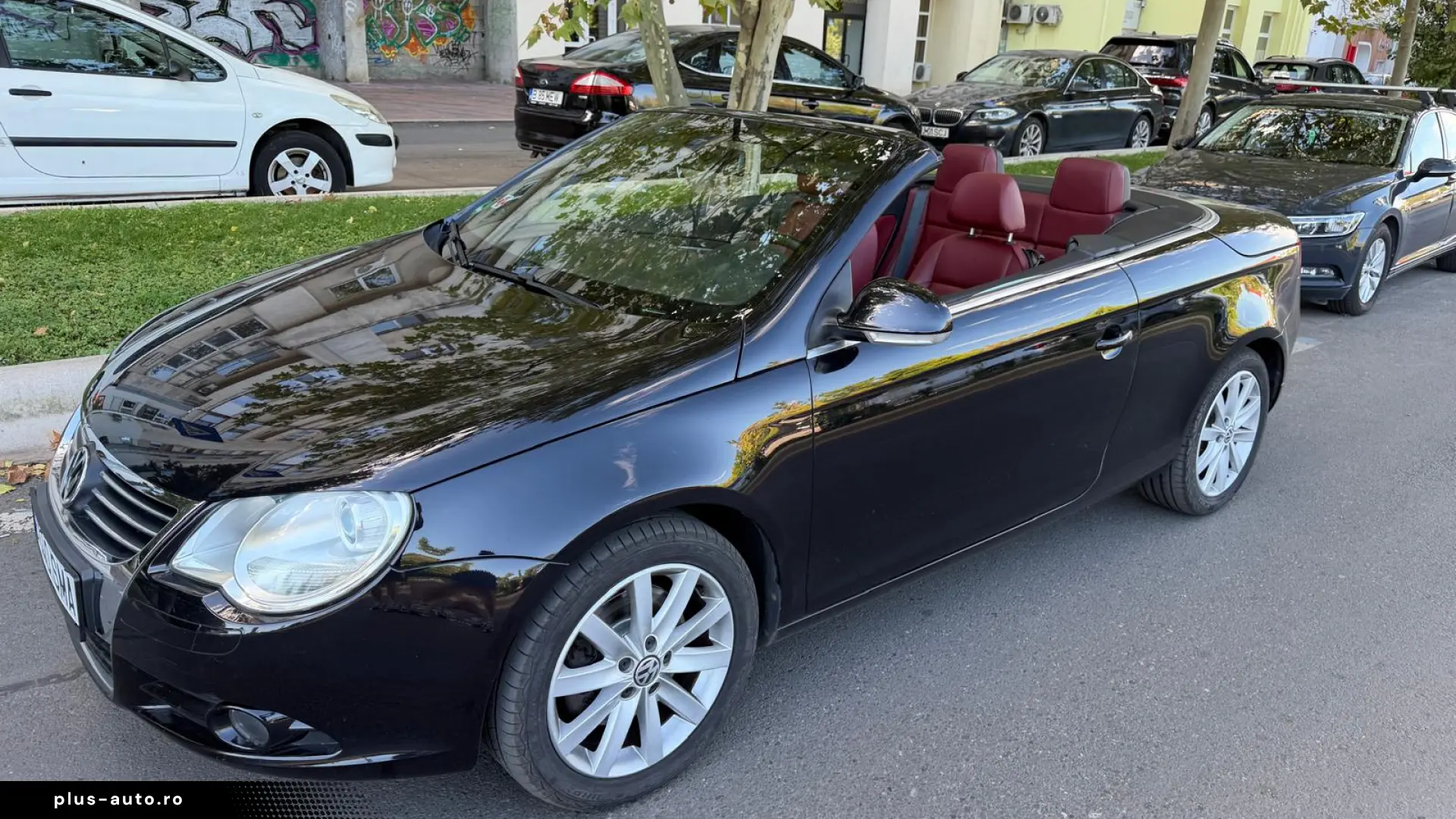 VW Eos CABRIO 140cp cu DSG! integral PIELE  CarPlay  XENON